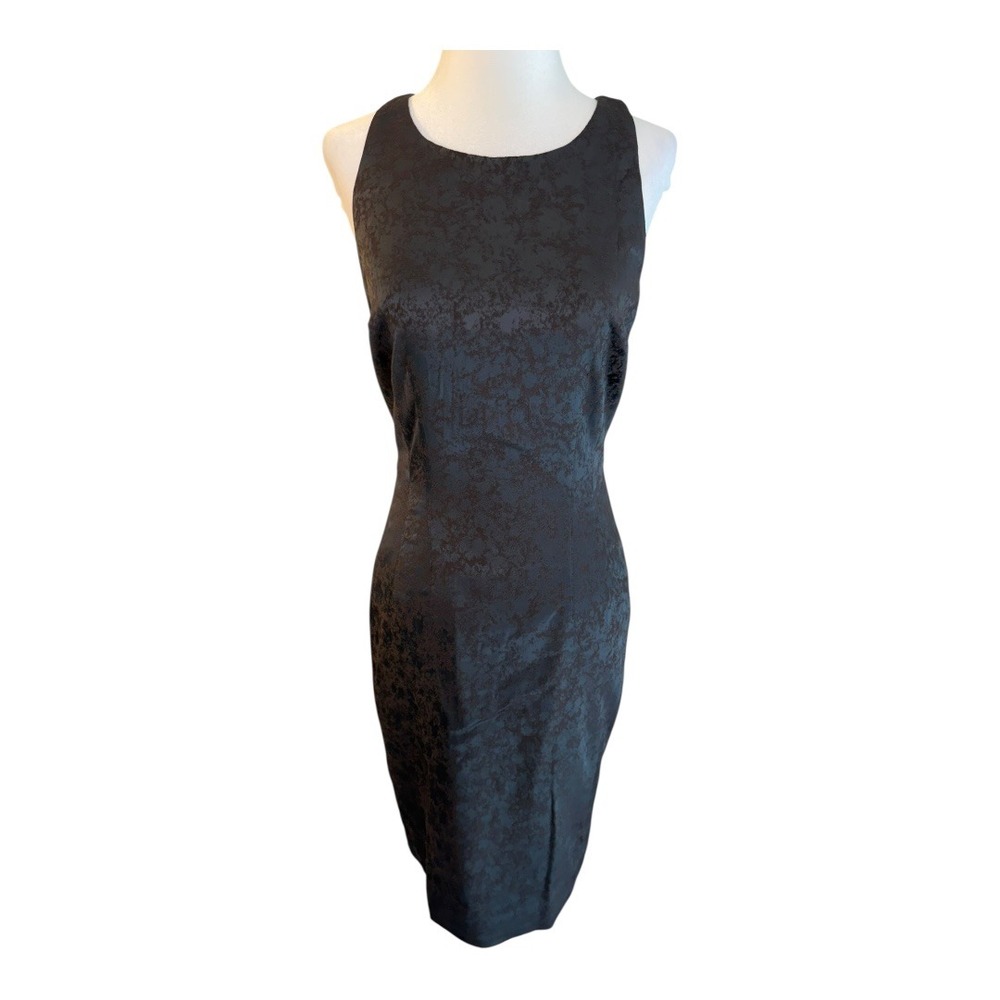 Jay Godfrey Black Dress Sleeveless Party Cocktail‎ Open Back Size 4 NWT